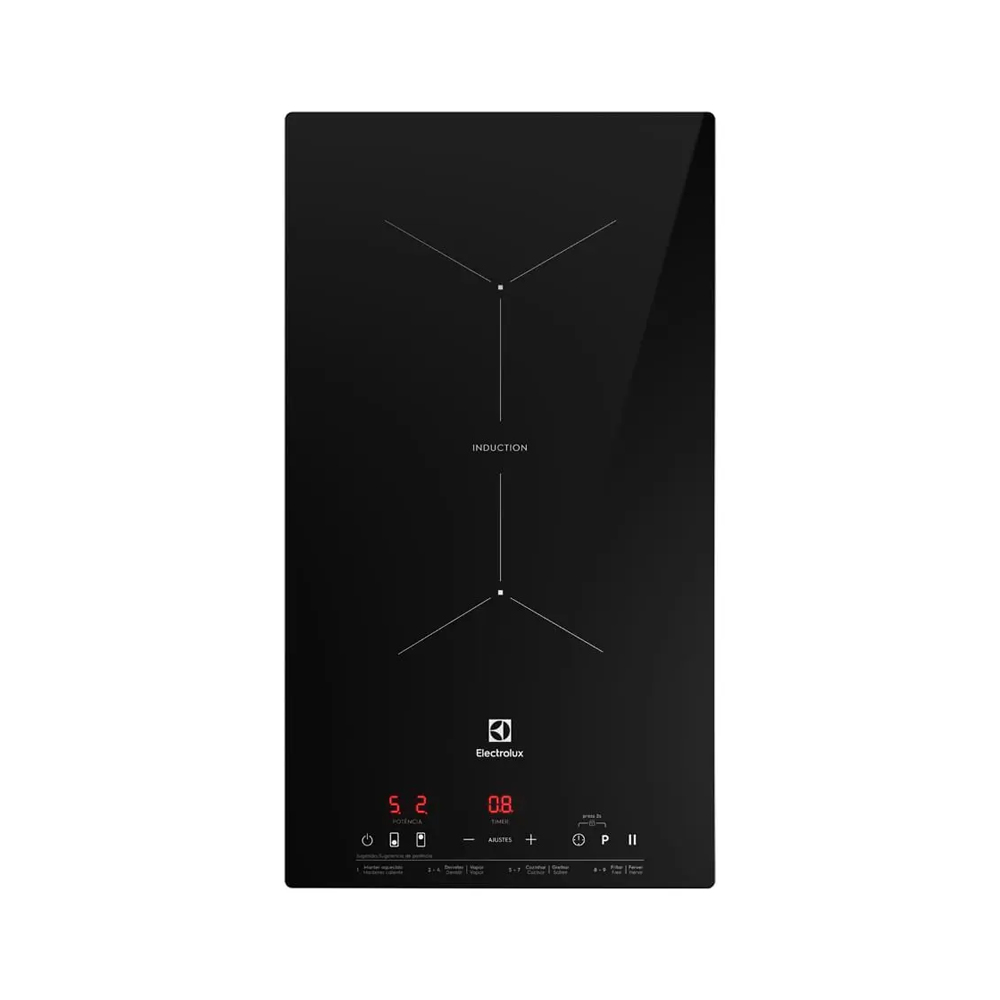 Cooktop Indução 2 Bocas Efficient 2 em 1 PowerBoost IE3LP 220V Electrolux