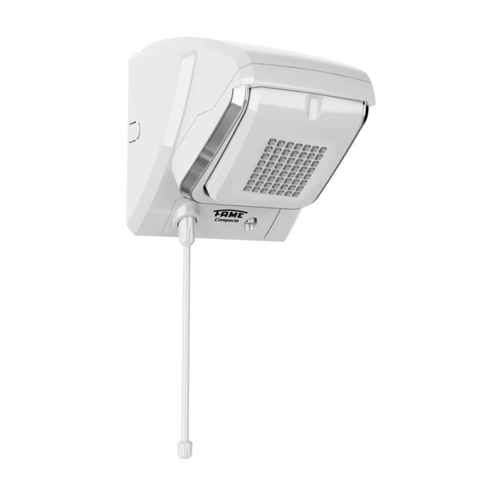 Ducha Eletrônica FAME Compacta Khrome Branco 220V 7800W
